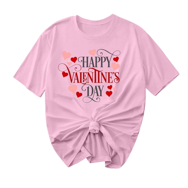 Camisetas de Manga Corta para Mujeres, Camiseta de Cuello Redondo Impresa de Moda, Primavera Y Verano Casual