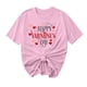 thumbnail image 1 of Camisetas de Manga Corta para Mujeres, Camiseta de Cuello Redondo Impresa de Moda, Primavera Y Verano Casual, 1 of 8