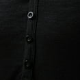 thumbnail image 4 of Men's T-Shirts Button V Neck Short Sleeve T Shirt Solid Color Henley T-Shirts Sports Dailywear T-Shirt, 4 of 8
