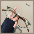 thumbnail image 3 of Gafas con montura negra Vintage para mujer, montura pequeña lisa, antiradiación, luz azul, miopía, montura pequeña, gafas lisas, 3 of 6