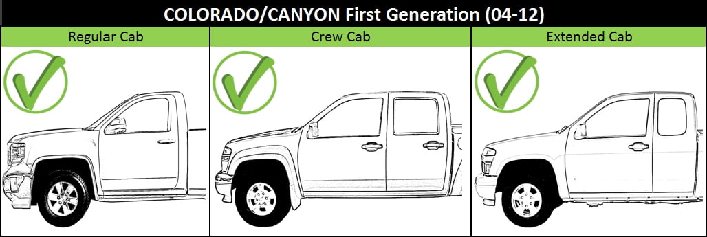 Window Regulator For 2004-2012 Chevrolet Colorado GMC Canyon Rear, Left Driver Crew Cab Pickup Power With Motor