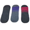 thumbnail image 5 of Adidas Women Super No Show Socks Size 5-10 Stripe 6 Pairs Gray Assorted, 5 of 5