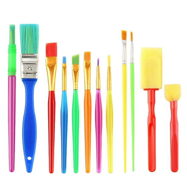 12pcs Pinceles Pinceles Bristle Arte Cepillo Arte Dibujo Pen Pintura Pintura Pincel