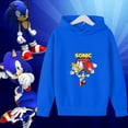 thumbnail image 2 of Sudadera con capucha de Sonic Harajuku Anime para niños, sudadera con estampado de dibujos animados de Disney, sudadera de manga larga para otoño/invierno, top informal para niños y niñas, 2 of 4