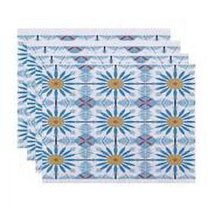 Simply Daisy 18" x 14" Chaney Geometric Print Placemat (Set of 4)