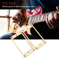 thumbnail image 7 of 4 Pcs Metal Flat Humbucker Cover Guitar Pickup Frame Mounting Ring,4 x Border bracket,Gold, 7 of 7