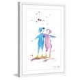 thumbnail image 3 of Marmont Hill "Couple Hug" by Maya Gur Framed Painting Print, 3 of 5