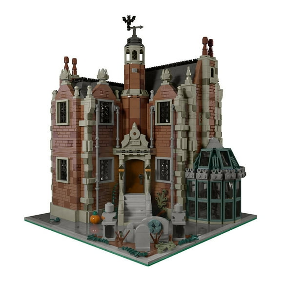 MOC-195520 DIY Modular Buildings Blocks Set for Haunted Mansion MOC Bricks Gift Toys 2098pcs