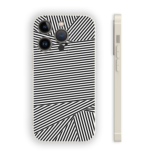 Manténgase a la moda y protegido: Funda plateada coloreada de doble capa con diseño de imagen peculiar y arenada para iPhone 15 Pro Max 14 13 12 Pro 11