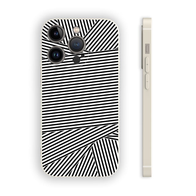 Manténgase a la moda y protegido: Funda plateada coloreada de doble capa con diseño de imagen peculiar y arenada para iPhone 15 Pro Max 14 13 12 Pro 11