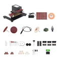 thumbnail image 3 of 250W Mini Belt Sander Electric Bench Grinder Sanding Machine 7 Speed Adjustable Control Small Grinder Sharpener Polisher Machine ,Wide Use, 3 of 6