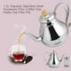 thumbnail image 1 of Cafetera con filtro de té, cafetera de cuello de cisne de acero inoxidable de 1,2 l, cafetera de acero inoxidable diseñada con precisión, 1 of 12