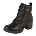thumbnail image 1 of Botin Para Mujer CASTALIA 282-117 Negro Cintas ajustables en un comodo tacón, suela antiderrapante CASTALIA  282-117, 1 of 1