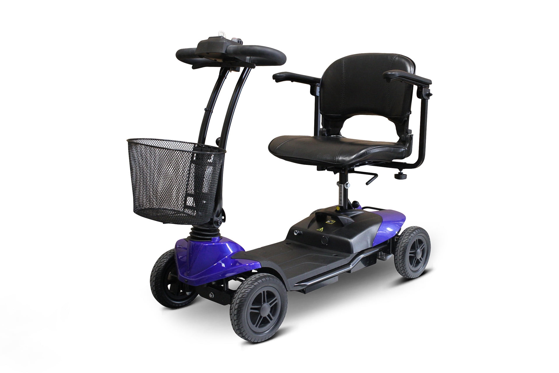 EWheels Medical Lightweight 4 Wheel Portable Mobility Scooter - Blue