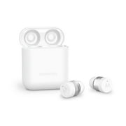 Motorola Compact Water-Resistant True Wireless Bluetooth Earbuds Headphones, White