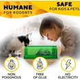 thumbnail image 2 of Paquete de 2 trampas para ratones para interior y exterior con sistema de captura y liberación humanitario: trampas duraderas y fáciles de instalar, seguras para niños, mascotas y humanos, 2 of 4