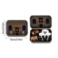 thumbnail image 2 of Mini Pocket Halloween Ghost Tin Box Set, Portable Metal Storage Case,Vintage Cute Halloween Decor Indoor Desk Ornament, Spooky Halloween Theme Decor for Home & Gift（D）, 2 of 5