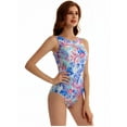 thumbnail image 6 of KXCFCYS One-piece Bikini Athletic Swimsuit for Women with Soft Cup Scoopback Swimwear Bathing Suit, 6 of 7