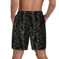 thumbnail image 4 of Uemuo Lilies Flowers Pattern Mens Swim Trunks Quick Dry Board Shorts with Mesh Lining, Stretch Beach Shorts Quick Dry No-Chafing Board Shorts-XX-Large, 4 of 9