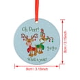 thumbnail image 3 of Fiudx Ofertas y liquidaciones Adornos colgantes con formas personalizadas para decoración navideña, 3 of 3
