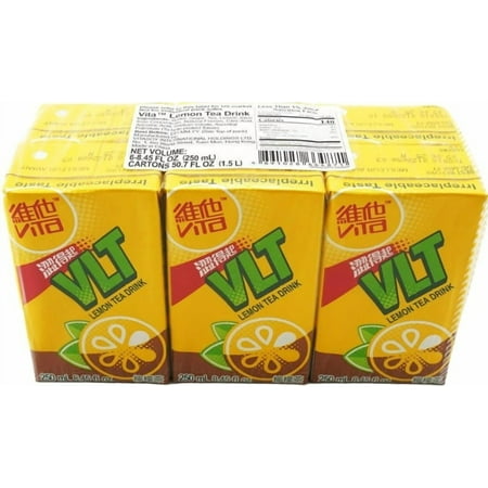 Vita レモンティー 250ml×6パックセット 紙パック 本格紅茶 香港みやげ 香港土産 中国みやげ 中国土産