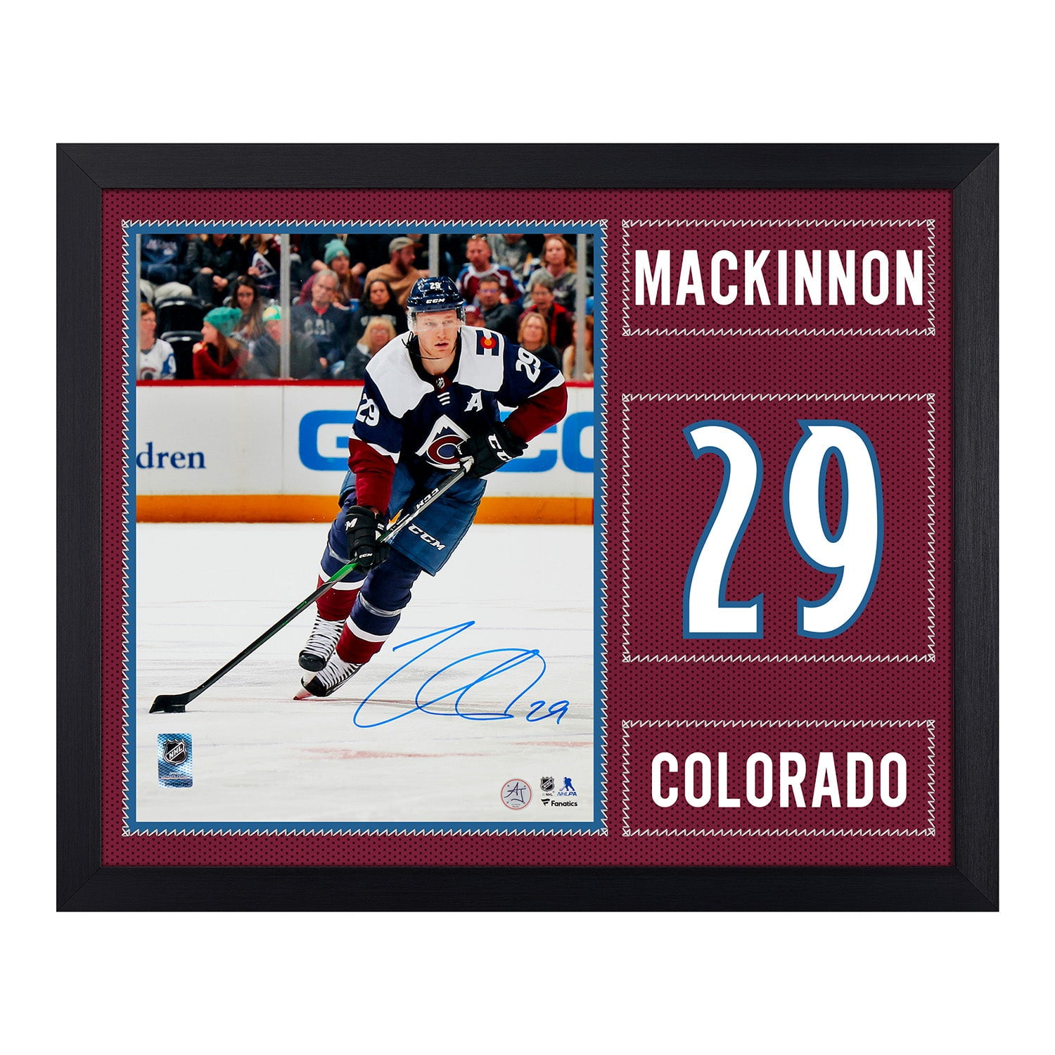 Nathan Mackinnon Colorado Avalanche Autographed Fanatics Jersey