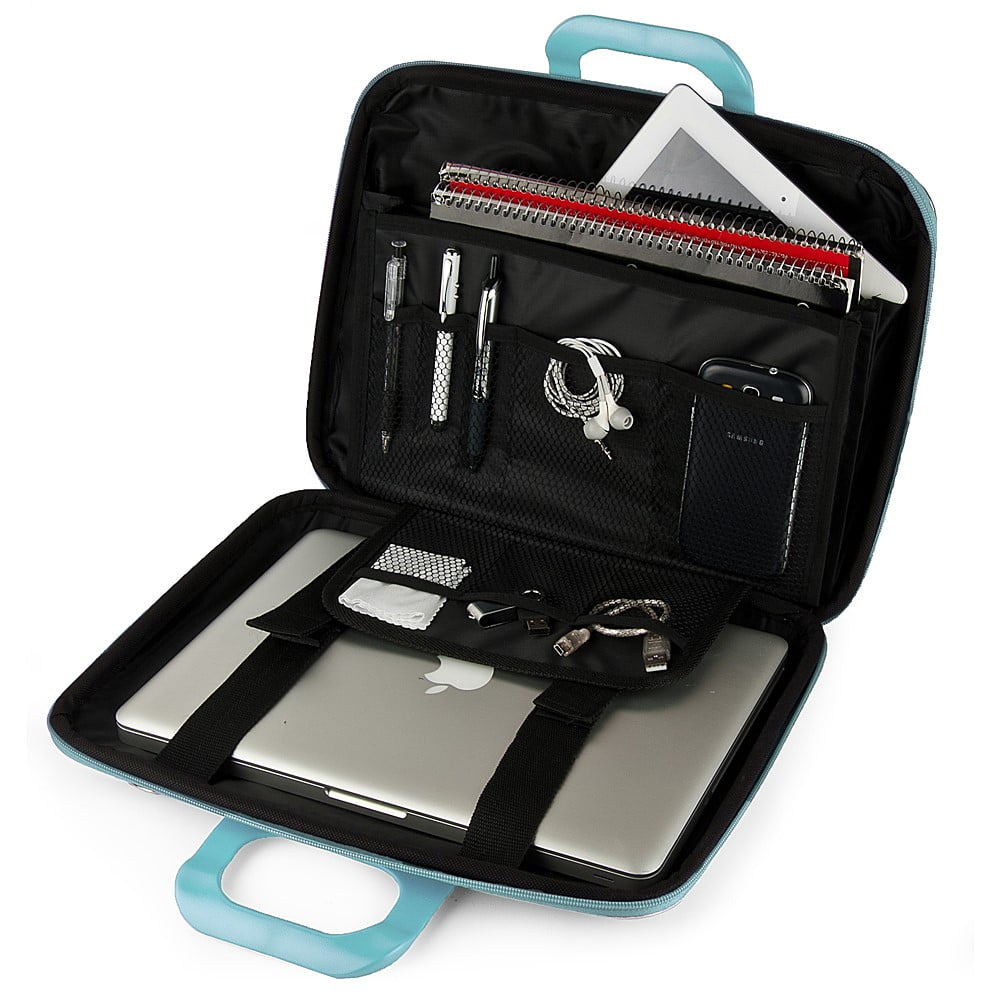 Universal Tablet & Laptop Sleeve Case 11–12.2 Inch – Protective Faux Leather Carrying Case with Zipper, Travel Organizer for iPad, Chromebook, Small Laptop