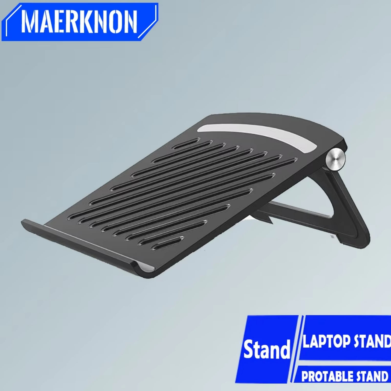Ergonomic Adjustable Laptop Stand Holder Comfortable Viewing For Notebook Tablet Nonslip Base