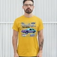 thumbnail image 3 of Tee Hunt Ford Mustang GT The Boss T-Shirt Muscle Car Licensed Ford Men's Novelty Shirt, Yellow, Medium, 3 of 5