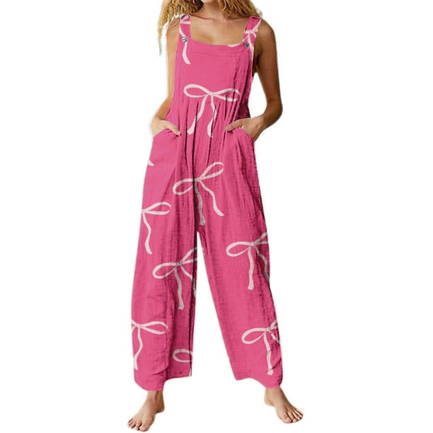 Mono con bolsillos estampados para mujer 2025, sin mangas, corte regular con estampado elegante, versátil para ocasiones informales/formales