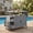 N767P379702C, variant on DTTRA 54.3" Solid Wood Outdoor Kitchen Island Cart with Stainless Steel Top, Farmhouse Rolling BBQ Grill Prep Table with Fold-Down Extension, Drawers, Spice Rack & Wheels for Patio Backyard, Brown