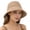 Khaki, variant on Khaki Floppy Big Beach Straw Hats for Women blended fabric Foldable Summer Wide Brim Packable Sun Hat Womens Travel Straw Fedora Hat A