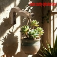 thumbnail image 6 of Plant Hanger Hook,Wooden Indoors Outdoor Wall Hanger Bracket for Flower Pots Bird Feeder Wind Chimes, 6 of 7