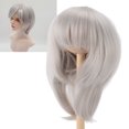 thumbnail image 1 of Doll Short Straight , Soft  Fiber Doll Hair  Doll Toy Making Synthetic Hair  For 18.5 To 21cm Head Circumference, 1 of 8