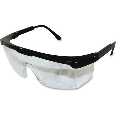 

ProGuard Classic 801 Single Lens Safety Eyewear - Adjustable Temple Scratch Resistant Comfortable Wraparound Lens High Visibility High Visibility - Universal Size - Ultrav | Bundle of 10 Boxes