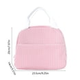 thumbnail image 3 of FastXmas Lunch Bag, Lunch Box for Women Adult Men, Small Leakproof Cute Lunch Tote Large Capacity Reusable Insulated Cooler Lunch Container for Work Office Picnic Travel Stripe Bag, 3 of 6
