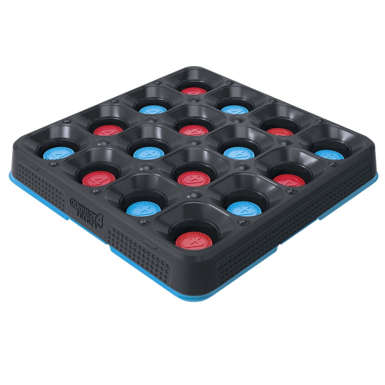 Connect 4 Frenzy Party Edition Game for Adults, Bounce Discs and