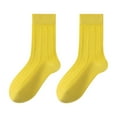 thumbnail image 2 of MSJUHEG Socks,Running Socks,Fuzzy Socks,Womens Ankle Socks,Crew Socks,Socks for Autumn Mid Calf Socks Colorful Stockings Advanced Cute Socks Yellow One Size, 2 of 4