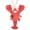 Lobster, variant on goDog Action Plush Lobster | Animated Squeaker Dog Toy | Battery-Free Bite-Activated Motion | Reinforced Seams