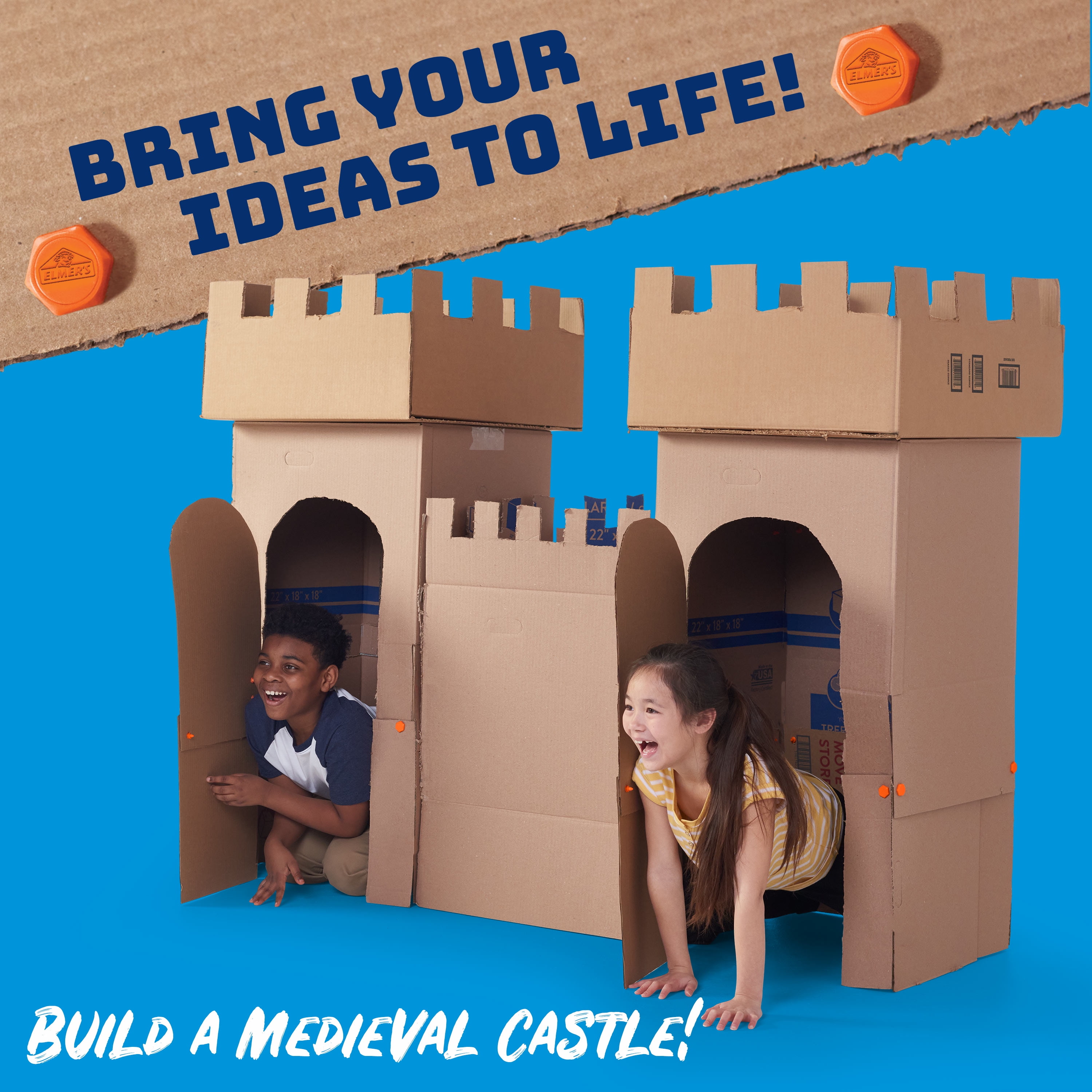 Elmer’s Build It Cardboard Tools Craft Kit (87 Count) Beauty