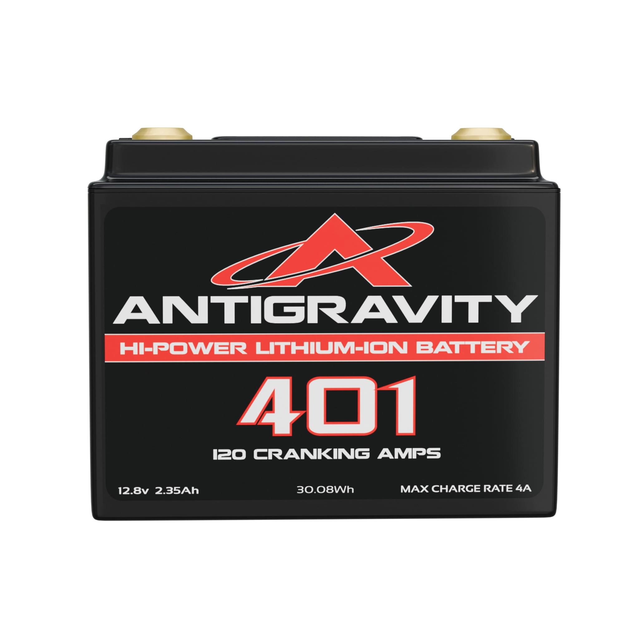 Antigravity AG-401 Lithium Motorcycle Battery, 12V Small Case Powersports Battery, 120 Cranking Amps
