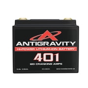 Antigravity AG-401 Lithium Motorcycle Battery, 12V Small Case Powersports Battery, 120 Cranking Amps