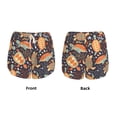 thumbnail image 3 of Rateoe Turtles and Sea Plants Printed 2 in 1 Women's Workout Shorts for Athletic Gym Running Shorts with Phone Pockets-XX-Large, 3 of 7
