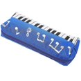 thumbnail image 5 of Childrens Pen Cases Piano Keyboard Pattern Pencil Bag Portable Pencil Case Dark Blue 19.50X9.00X4.00CM Stationery Organization 1Pcs, 5 of 5