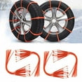 thumbnail image 2 of Uutvmp 40 Pcs Tire Zip Ties for Snow, Reusable Anti Snow Chains of Car, Emergency Snow Plastic Non-Slip Cable Tie, Portable Snow Tire Chain for Pickup Trucks & SUV, 2 of 9