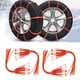 thumbnail image 1 of Fiudx Bridas Antideslizantes, Cadenas de Agarre para Neumáticos, Rendimiento Mejorado para Romper El Hielo, Función de Drenaje Óptima, Uso En Nieve, Barro y Lluvia, Accesorio para Suv Todoterreno, Pa, 1 of 6