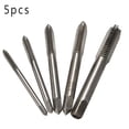 thumbnail image 1 of 5 Pcs HSS M3 M4 M5 M6 M8 Machine Vis à Main Filetage Métrique Bouchon de Perceuse à Tapet, 1 of 9