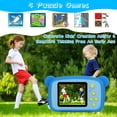 thumbnail image 4 of Moclever Kids Digital Camera, Kids Video Camera with 2.0in Screen 4X Digital Zoom 5 Games 32G MMC Card for 3-10 Years Boys Girls, Blue, 4 of 14
