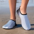 thumbnail image 5 of IEMIEMIEM Water Shoes for Women Men Breathable Soft Barefoots Quick Dry Aqua Socks for Pool Surf Yoga Swim Beach Exercise Gray 7-7.5 Women/6.5-7 Men, 5 of 7