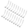 thumbnail image 4 of Electrode Wires, Promote Circulation 20Pcs Button Electrode Wires Reliable White  For Therapeutic Instruments, 4 of 8